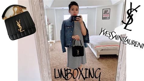 UNBOXING YSL SMALL VICKY BAG 